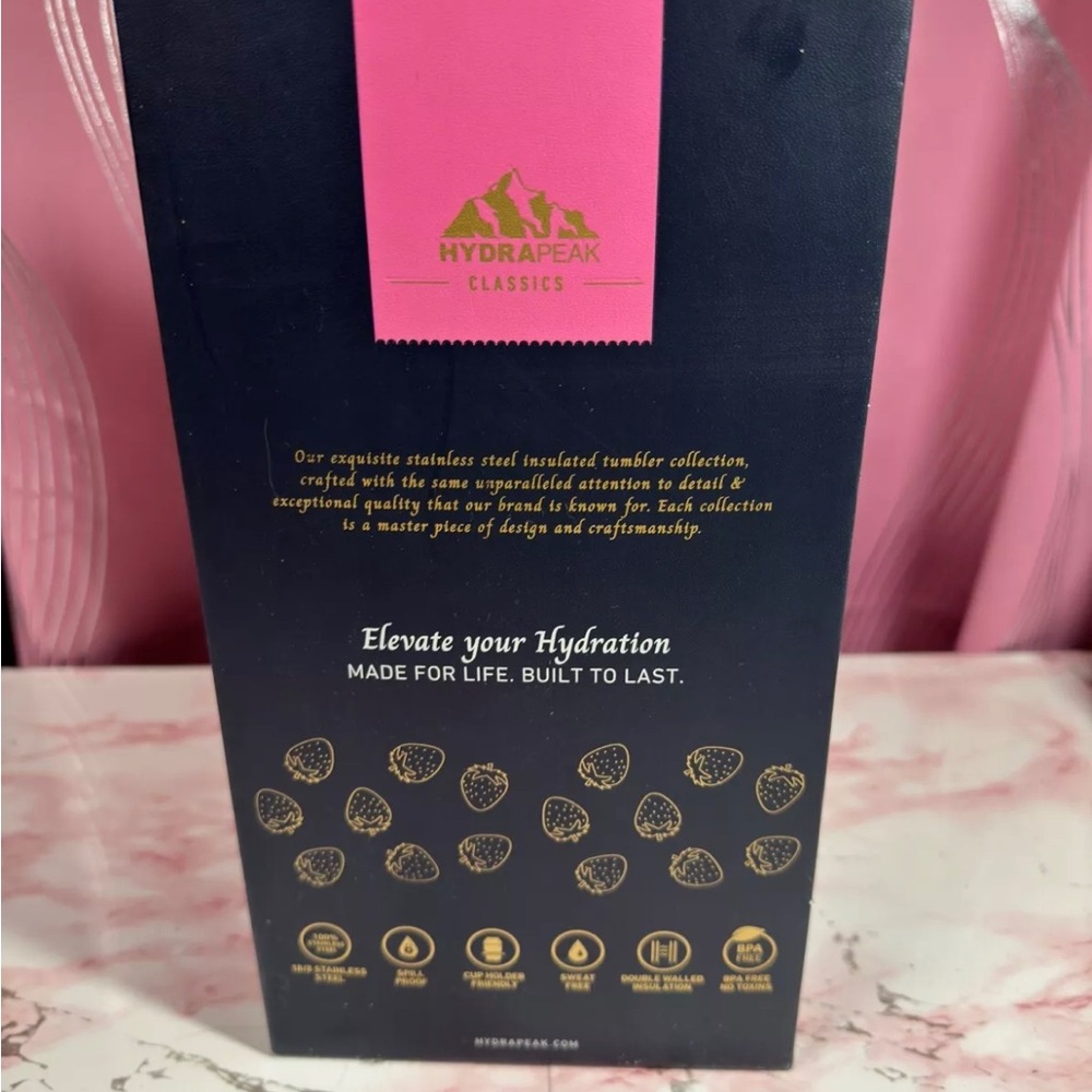 Hydrapeak Tumbler bling Strawberry Limited - Picture 2 of 3
